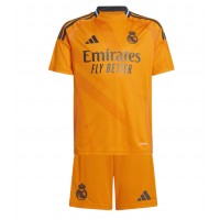 Camisa de Futebol Real Madrid Antonio Rudiger #22 Equipamento Secundário Infantil 2024-25 Manga Curta (+ Calças curtas)